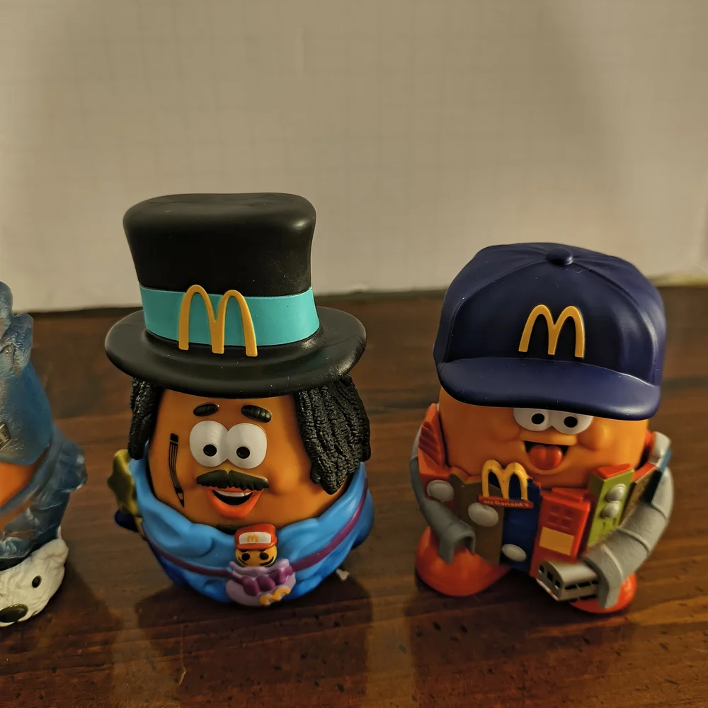 McDonald’s Happy Meal Potato Head Character Lot - Orange Figures - Picture 9 of 12